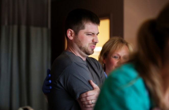 "She's pulling his neck?!" 